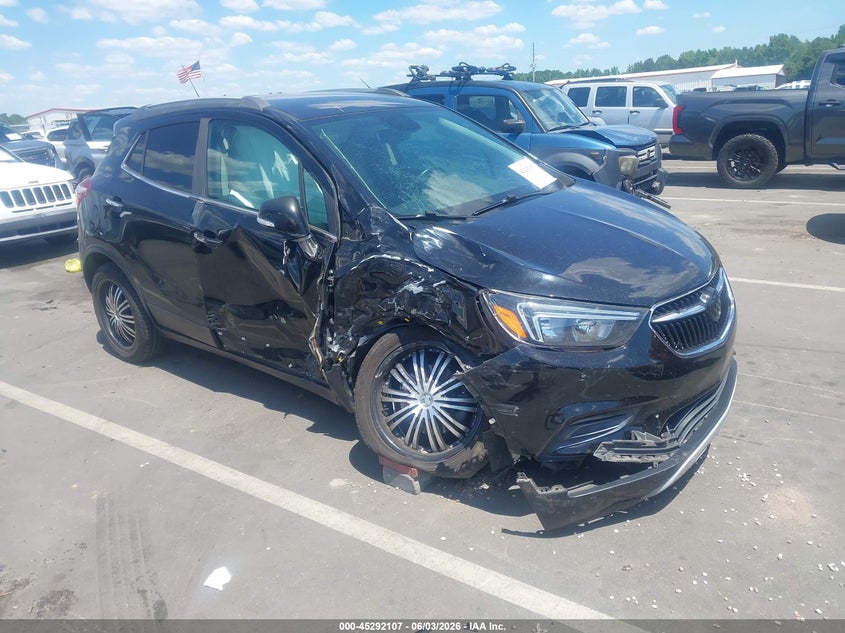 2019 Buick Encore VIN KL4CJASB1KB706006 IAAI salvage auction — RIGHT FRONT, Salvage Title, sold $125 on 2026-07-29 (photo 1)
