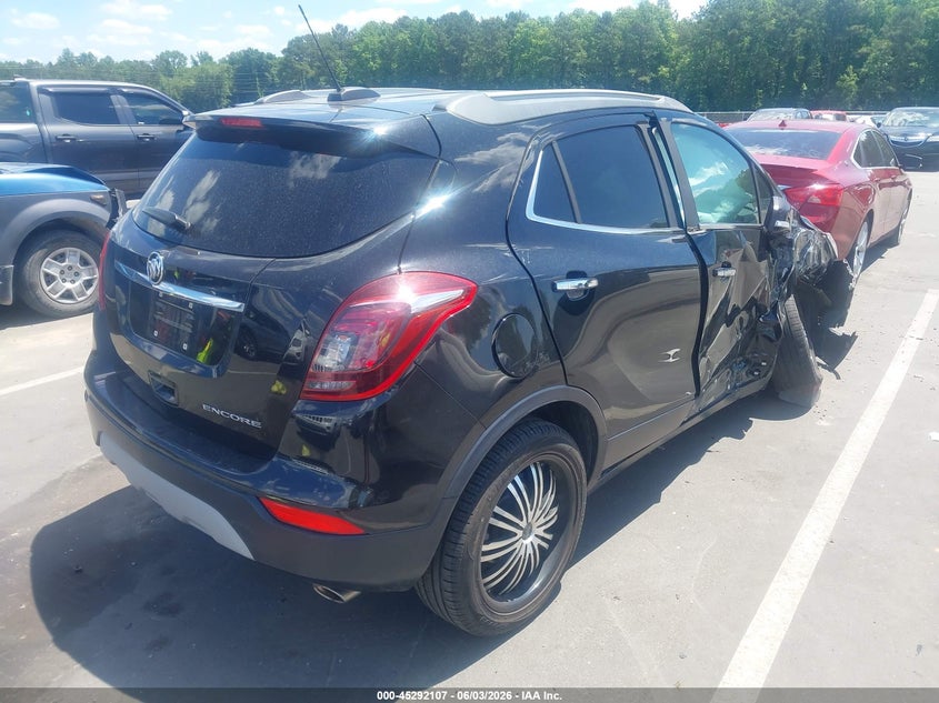 2019 Buick Encore VIN KL4CJASB1KB706006 IAAI salvage auction — RIGHT FRONT, Salvage Title, sold $125 on 2026-07-29 (photo 4)