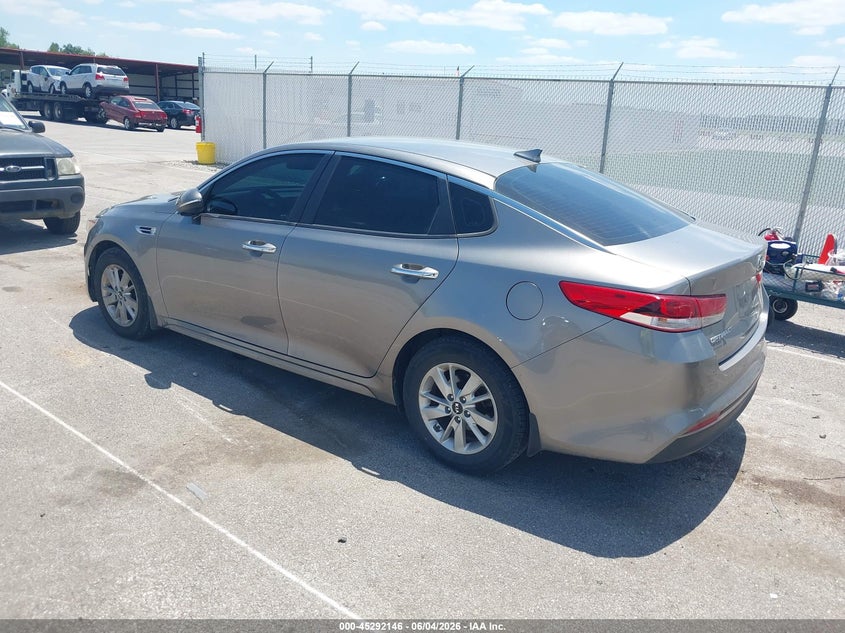 2016 Kia Optima VIN 5XXGT4L3XGG026195 IAAI salvage auction — FRONT END, Salvage Title, sold $450 on 2026-07-23 (photo 3)