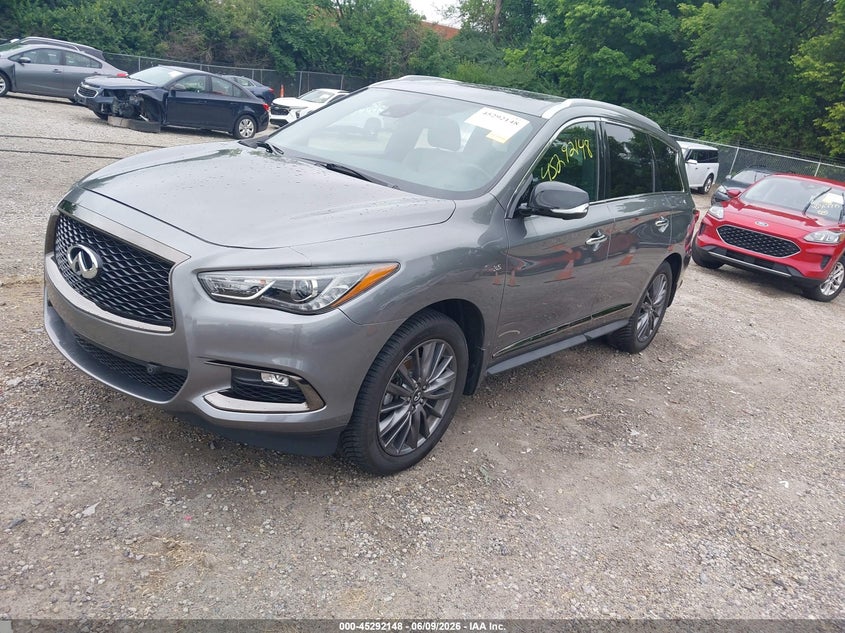 2020 Infiniti Qx60 VIN 5N1DL0MM5LC530761 IAAI salvage auction — THEFT, Salvage (Ohio), sold $9,450 on 2026-08-18 (photo 2)