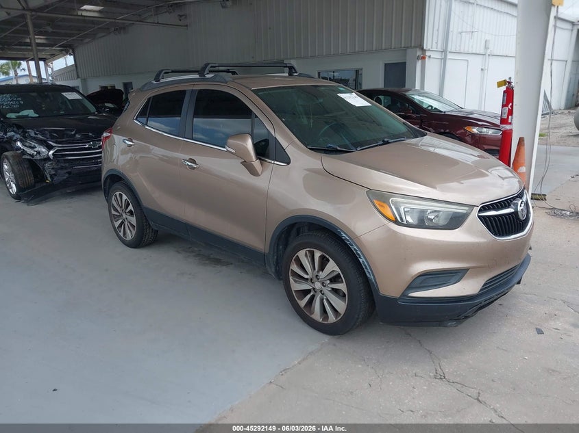 2018 Buick Encore VIN KL4CJASB5JB513873 IAAI salvage auction — NORMAL WEAR, Clear (Florida), sold $1,100 on 2026-07-08 (photo 1)