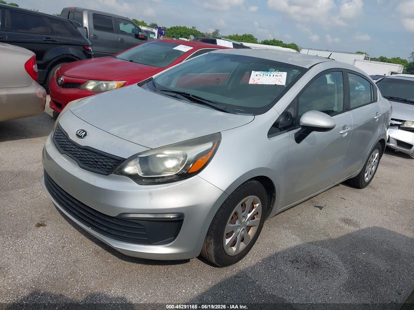 2016 Kia Rio VIN KNADM4A36G6548191 IAAI salvage auction — RIGHT SIDE, Clear (Florida), sold $1,975 on 2026-07-09 (photo 2)