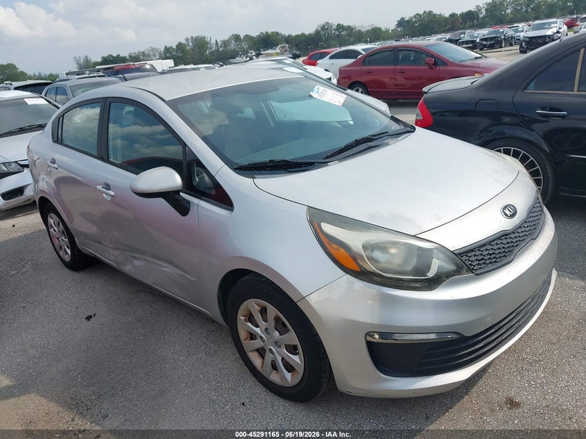 2016 Kia Rio VIN KNADM4A36G6548191 IAAI salvage auction — RIGHT SIDE, Clear (Florida), sold $1,975 on 2026-07-09 (photo 6)