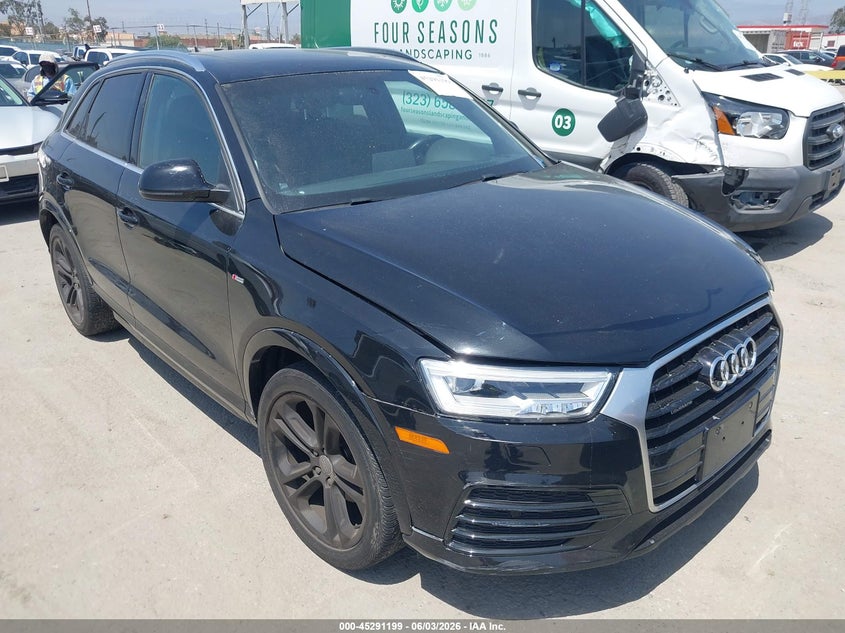 2016 Audi Q3 VIN WA1GFCFSXGR016021 IAAI salvage auction — LEFT FRONT, Salvage (California), sold $5,350 on 2026-07-08 (photo 1)