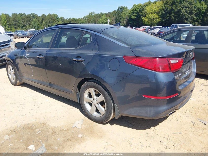 2015 Kia Optima VIN 5XXGM4A74FG481304 IAAI salvage auction — FRONT END, Salvage Title, sold $1,325 on 2026-07-20 (photo 3)