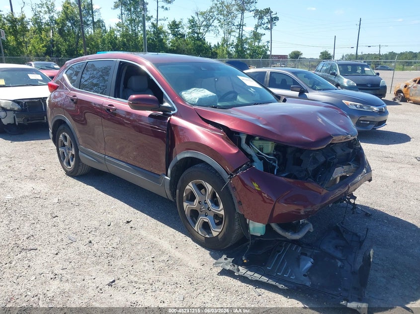 2017 Honda Cr-v VIN 7FARW1H88HE003347 IAAI salvage auction — FRONT END, Salvage Title, sold $5,000 on 2026-07-14 (photo 1)