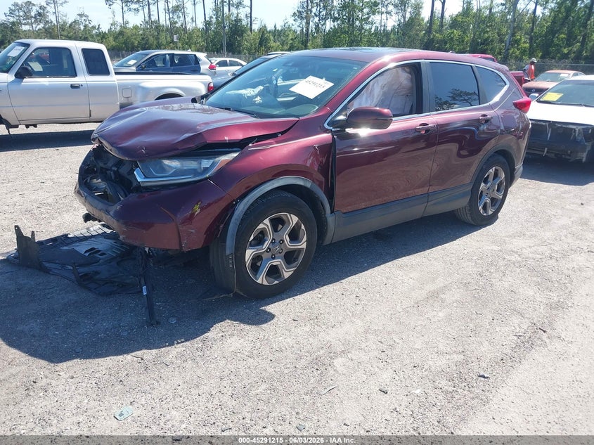 2017 Honda Cr-v VIN 7FARW1H88HE003347 IAAI salvage auction — FRONT END, Salvage Title, sold $5,000 on 2026-07-14 (photo 2)