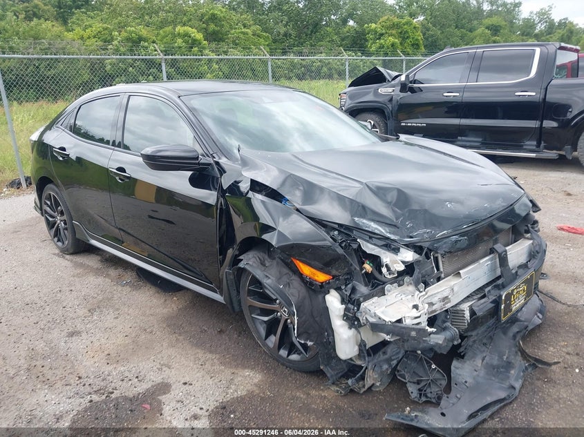 2021 Honda Civic VIN SHHFK7H4XMU201351 IAAI salvage auction — FRONT END, Salvage Title, sold $4,150 on 2026-07-14 (photo 1)