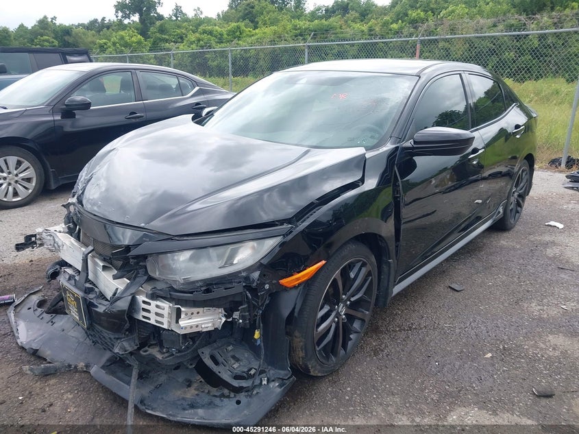 2021 Honda Civic VIN SHHFK7H4XMU201351 IAAI salvage auction — FRONT END, Salvage Title, sold $4,150 on 2026-07-14 (photo 2)