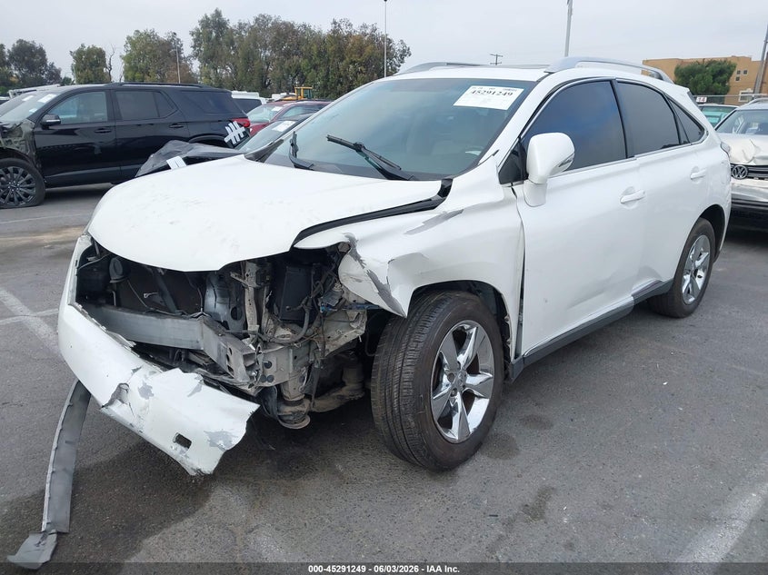 2010 Lexus Rx 350 VIN JTJZK1BA2A2400481 IAAI salvage auction — FRONT END, Salvage (California), sold $2,050 on 2026-07-17 (photo 2)