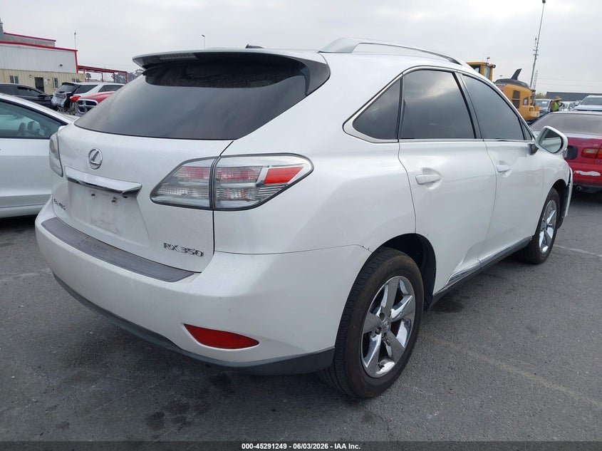 2010 Lexus Rx 350 VIN JTJZK1BA2A2400481 IAAI salvage auction — FRONT END, Salvage (California), sold $2,050 on 2026-07-17 (photo 4)