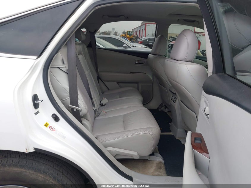 2010 Lexus Rx 350 VIN JTJZK1BA2A2400481 IAAI salvage auction — FRONT END, Salvage (California), sold $2,050 on 2026-07-17 (photo 8)