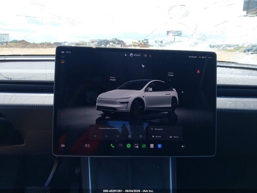 2026 Tesla Model y VIN 7SAYGDED9TF423234 IAAI salvage auction — HAIL, Salvage Title, sold $22,950 on 2026-07-16 (photo 7)