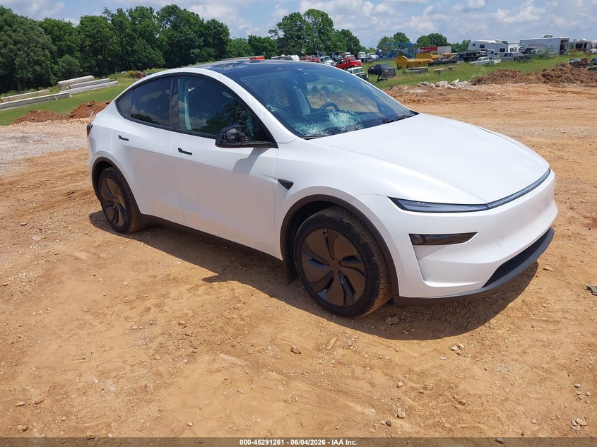 2026 Tesla Model y VIN 7SAYGDED9TF423234 IAAI salvage auction — HAIL, Salvage Title, sold $22,950 on 2026-07-16 (photo 1)