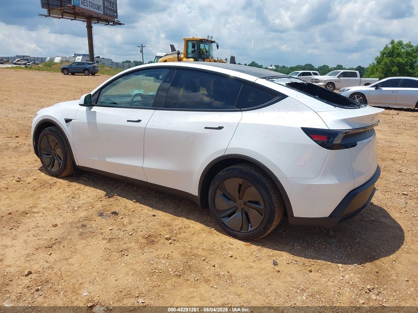 2026 Tesla Model y VIN 7SAYGDED9TF423234 IAAI salvage auction — HAIL, Salvage Title, sold $22,950 on 2026-07-16 (photo 3)