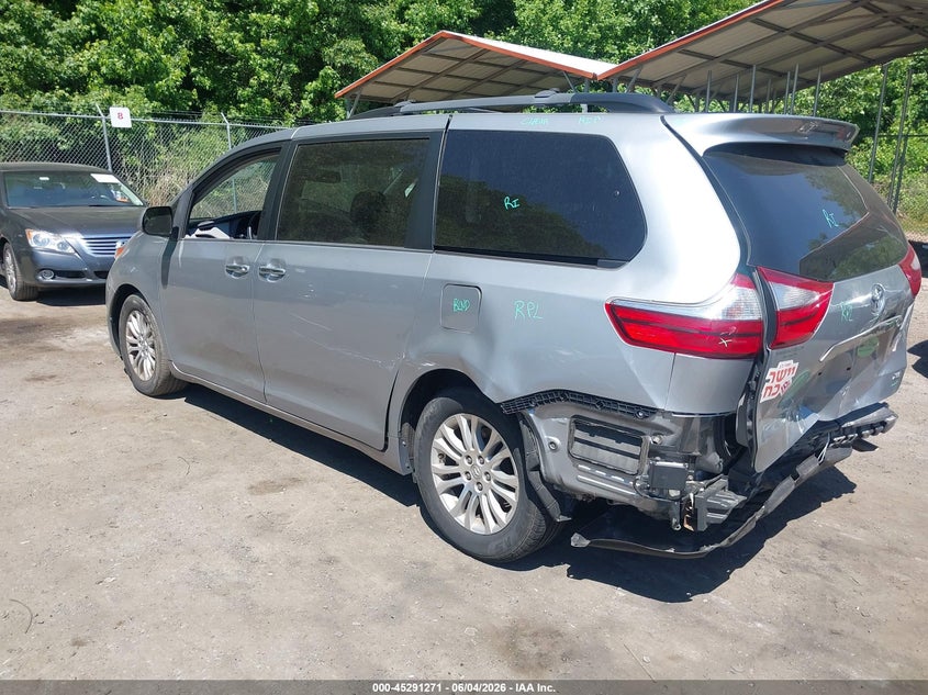 2015 Toyota Sienna VIN 5TDYK3DC0FS611865 IAAI salvage auction — FRONT & REAR, Salvage Title, sold $5,050 on 2026-07-14 (photo 3)