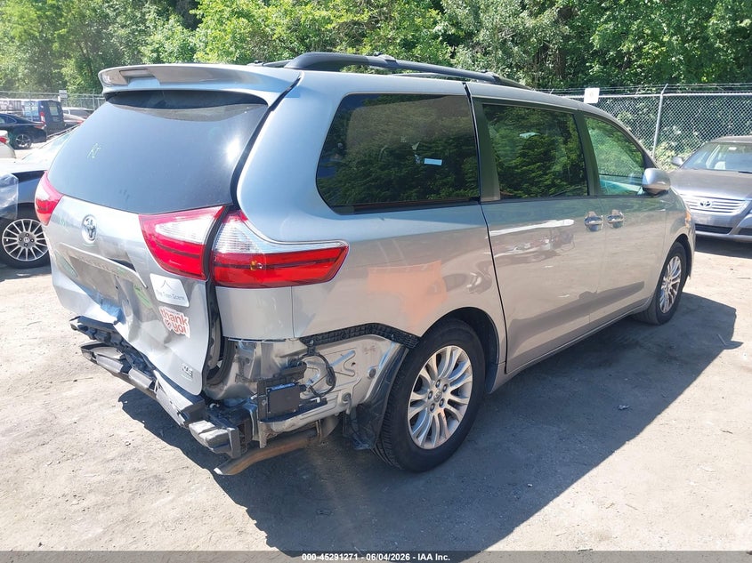 2015 Toyota Sienna VIN 5TDYK3DC0FS611865 IAAI salvage auction — FRONT & REAR, Salvage Title, sold $5,050 on 2026-07-14 (photo 4)
