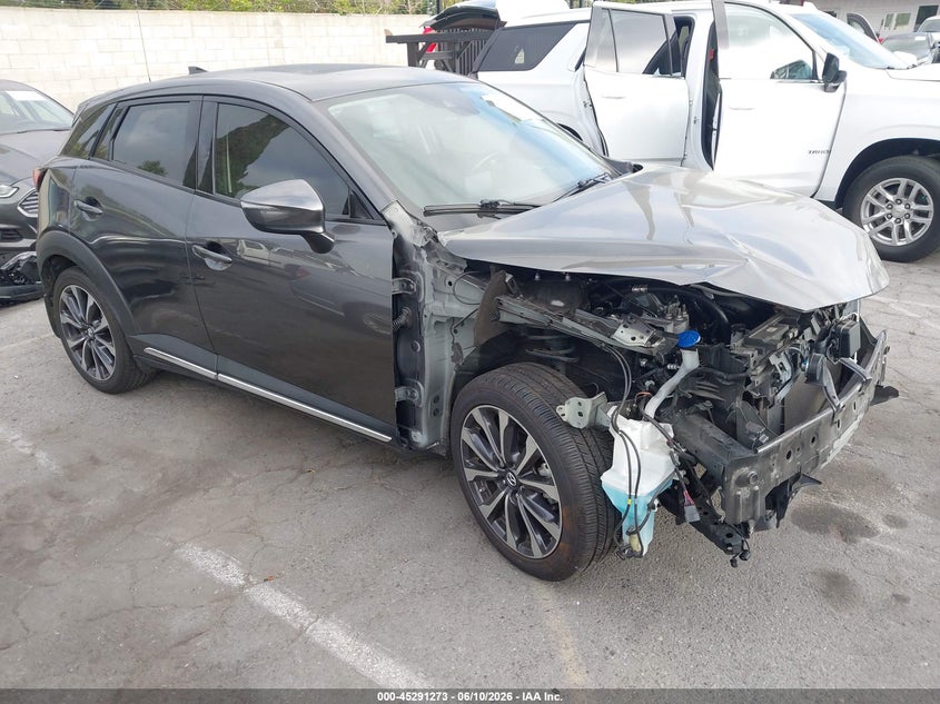 2019 Mazda Cx-3 VIN JM1DKDD78K1451121 IAAI salvage auction — FRONT END, Salvage (California), sold $2,200 on 2026-08-02 (photo 1)