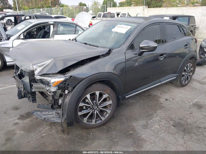 2019 Mazda Cx-3 VIN JM1DKDD78K1451121 IAAI salvage auction — FRONT END, Salvage (California), sold $2,200 on 2026-08-02 (photo 2)