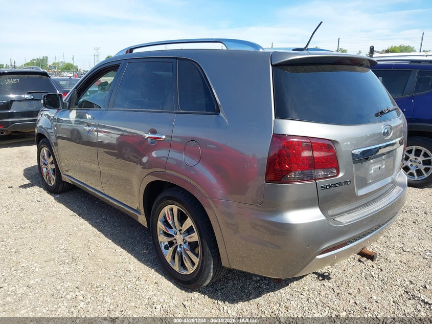 2012 Kia Sorento VIN 5XYKWDA20CG285358 IAAI salvage auction — RIGHT FRONT, Salvage Title, sold $1,850 on 2026-07-29 (photo 3)