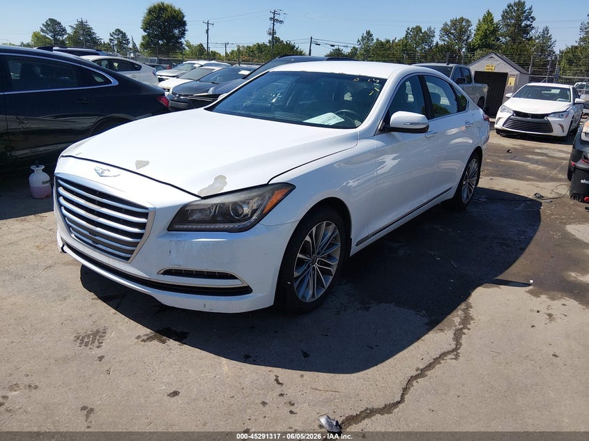2016 Hyundai Genesis VIN KMHGN4JE2GU119295 IAAI salvage auction — RIGHT SIDE, Salvage Title, sold $2,550 on 2026-07-29 (photo 2)