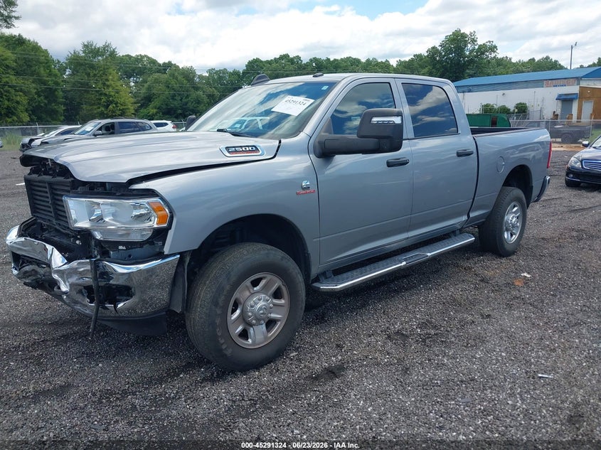 2024 Ram 2500 VIN 3C6UR5CL5RG233530 IAAI salvage auction — FRONT END, Salvage Title, sold $16,600 on 2026-07-28 (photo 2)