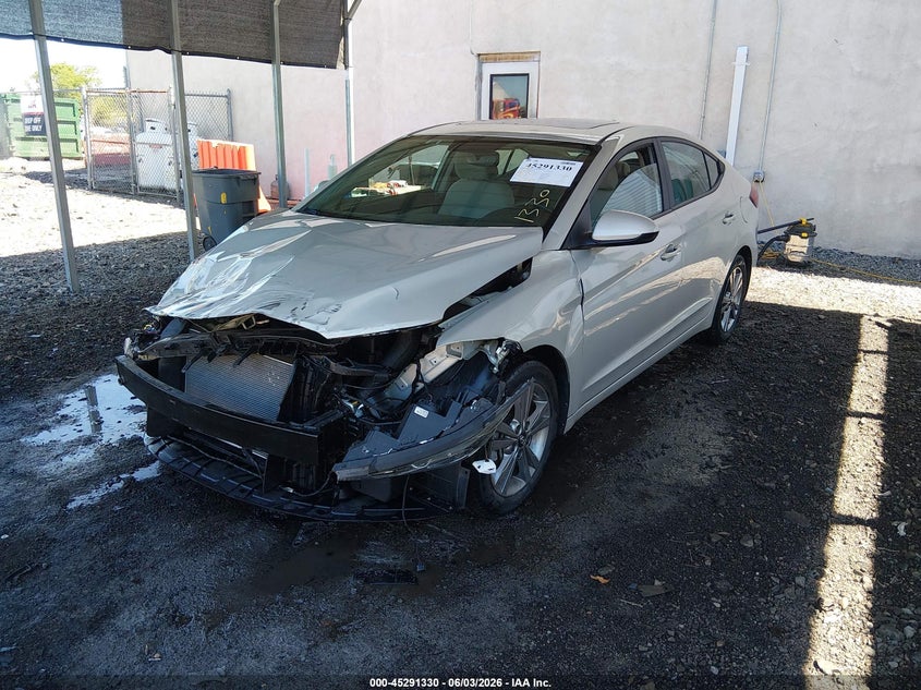 2017 Hyundai Elantra VIN KMHD84LF9HU422902 IAAI salvage auction — FRONT END, Salvage Title, sold $2,050 on 2026-07-20 (photo 2)