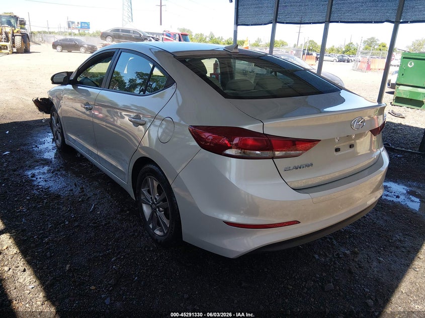 2017 Hyundai Elantra VIN KMHD84LF9HU422902 IAAI salvage auction — FRONT END, Salvage Title, sold $2,050 on 2026-07-20 (photo 3)