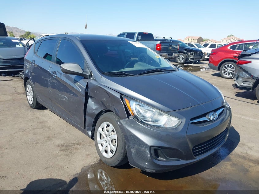 2012 Hyundai Accent VIN KMHCT5AE0CU031611 IAAI salvage auction — RIGHT FRONT, Salvage Title, sold $1,275 on 2026-07-21 (photo 1)