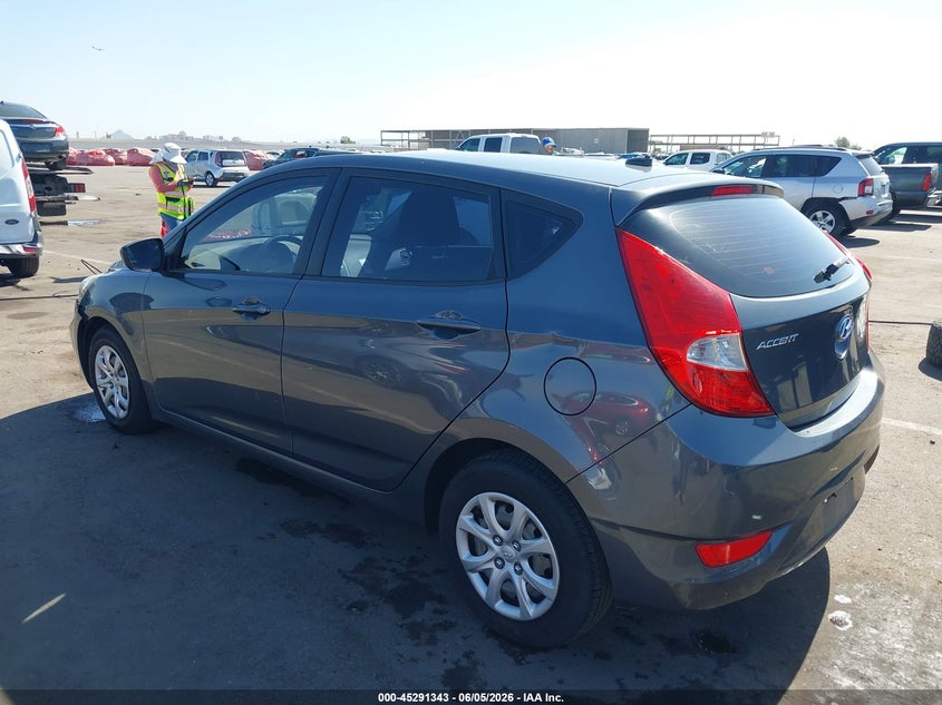 2012 Hyundai Accent VIN KMHCT5AE0CU031611 IAAI salvage auction — RIGHT FRONT, Salvage Title, sold $1,275 on 2026-07-21 (photo 3)