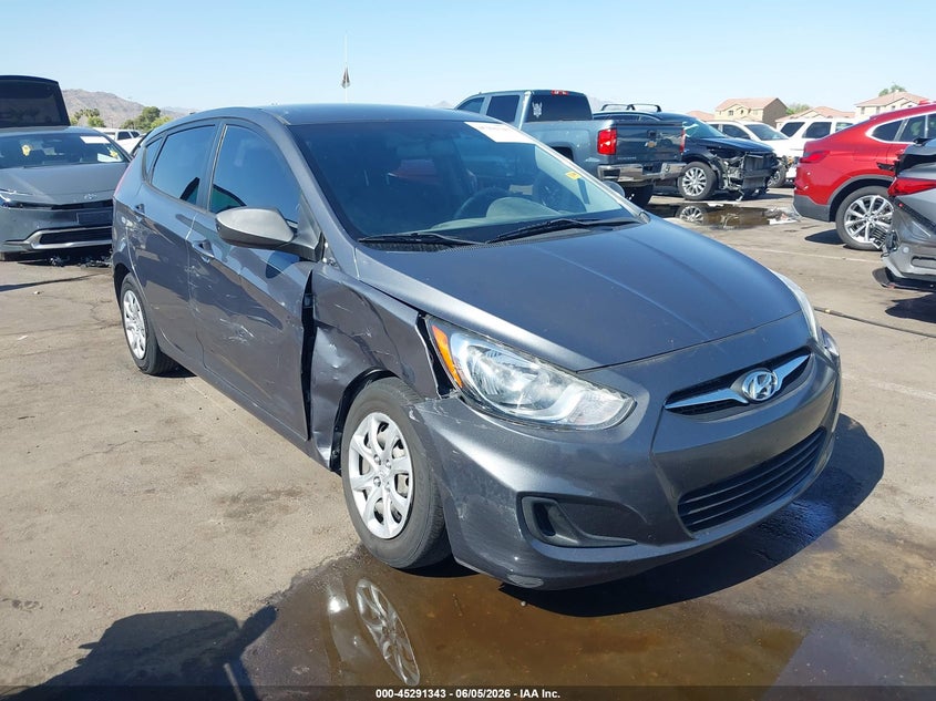 2012 Hyundai Accent VIN KMHCT5AE0CU031611 IAAI salvage auction — RIGHT FRONT, Salvage Title, sold $1,275 on 2026-07-21 (photo 6)