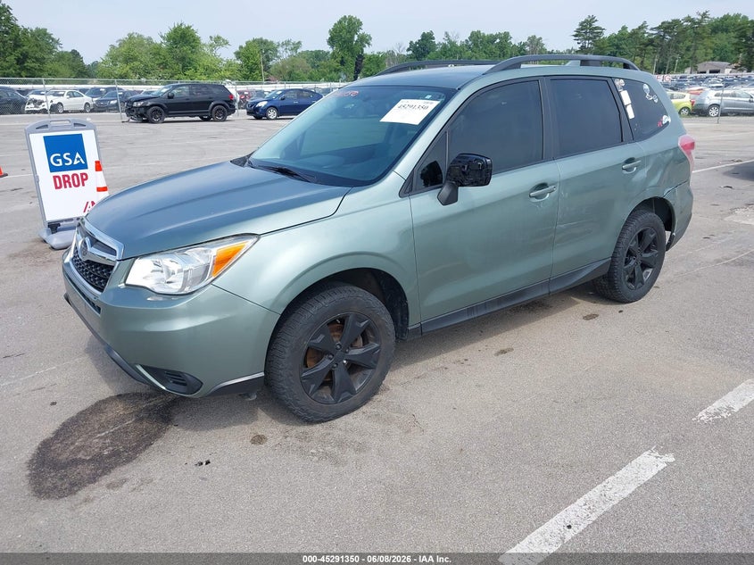 2016 Subaru Forester VIN JF2SJABC8GH537148 IAAI salvage auction — LEFT SIDE, Salvage (Indiana), sold $525 on 2026-07-24 (photo 2)