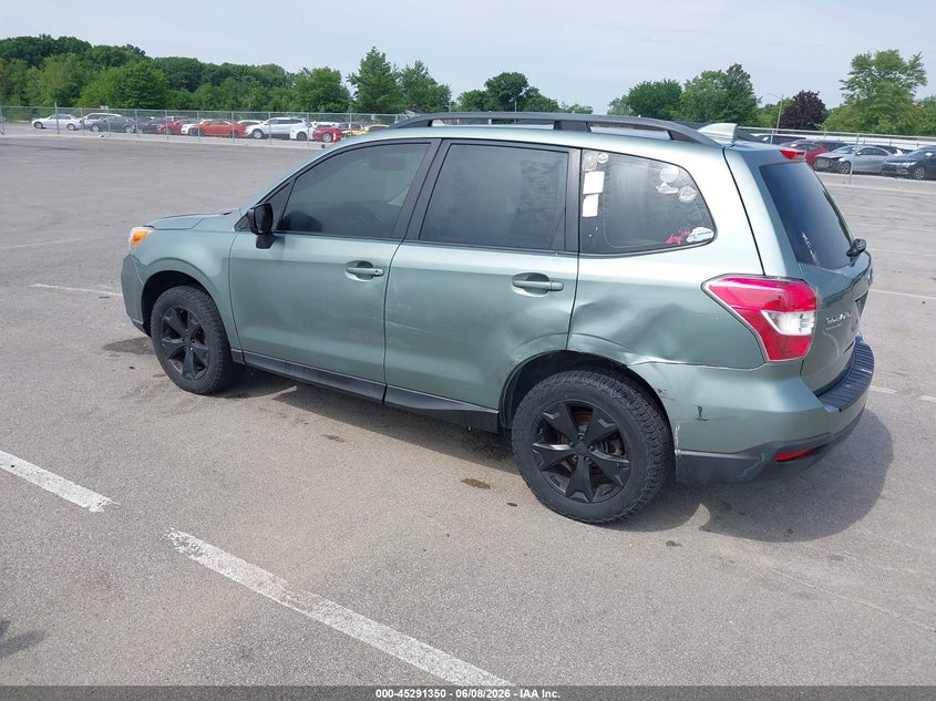 2016 Subaru Forester VIN JF2SJABC8GH537148 IAAI salvage auction — LEFT SIDE, Salvage (Indiana), sold $525 on 2026-07-24 (photo 3)