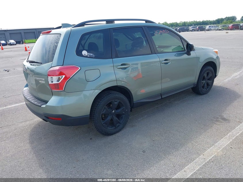 2016 Subaru Forester VIN JF2SJABC8GH537148 IAAI salvage auction — LEFT SIDE, Salvage (Indiana), sold $525 on 2026-07-24 (photo 4)