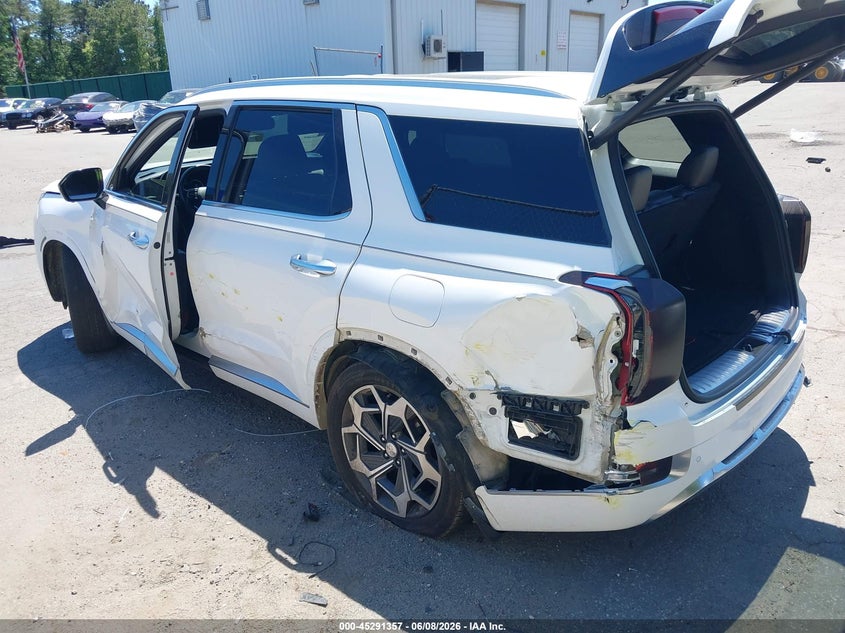 2021 Hyundai Palisade VIN KM8R7DHE4MU264259 IAAI salvage auction — LEFT SIDE, Mv-907A (New York), sold $125 on 2026-07-21 (photo 3)