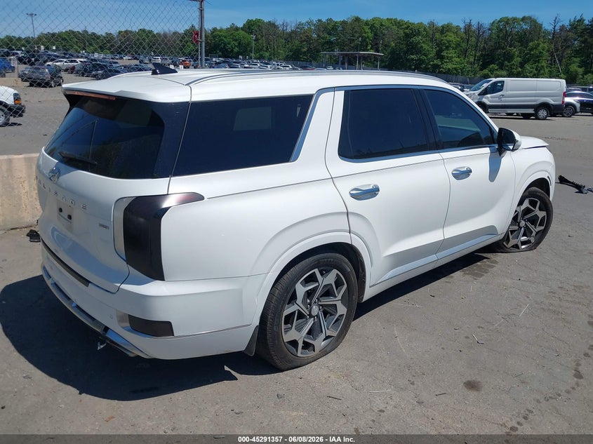 2021 Hyundai Palisade VIN KM8R7DHE4MU264259 IAAI salvage auction — LEFT SIDE, Mv-907A (New York), sold $125 on 2026-07-21 (photo 4)