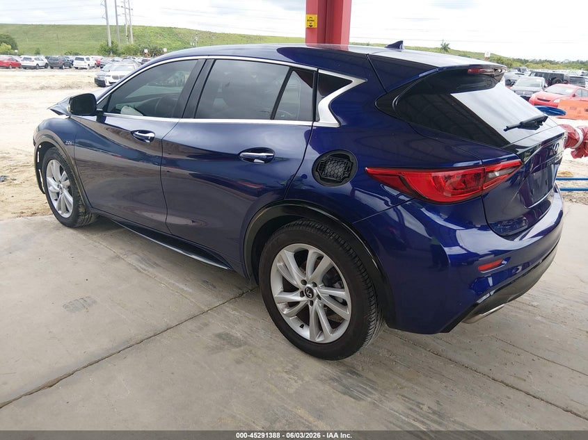 2018 Infiniti Qx30 VIN SJKCH5CP9JA055681 IAAI salvage auction — FRONT END, Salvage Title, sold $325 on 2026-07-14 (photo 3)