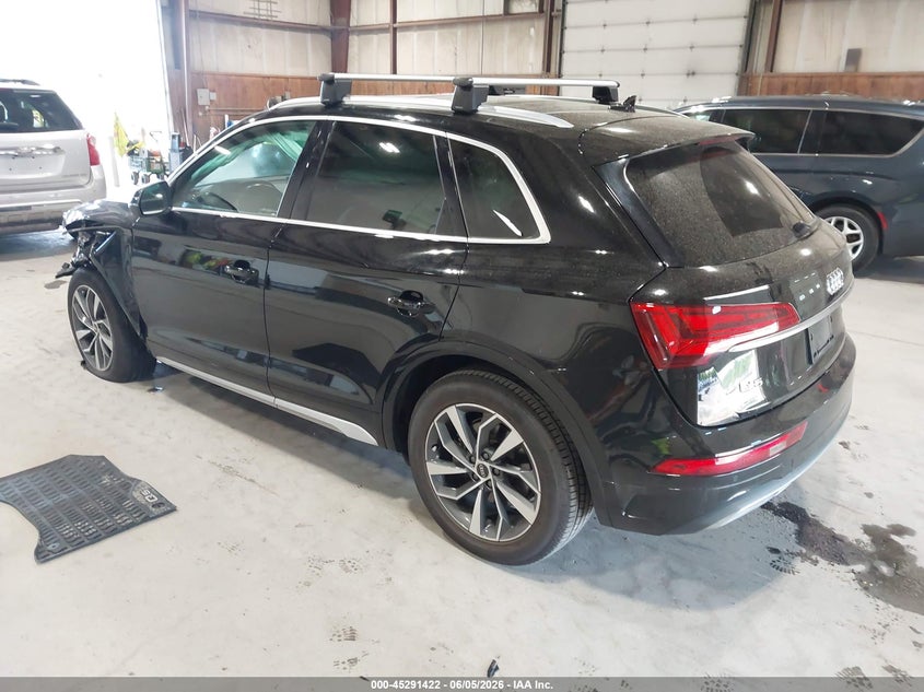 2021 Audi Q5 VIN WA1BAAFY3M2041039 IAAI salvage auction — FRONT END, Salvage Title, sold $9,300 on 2026-07-15 (photo 3)