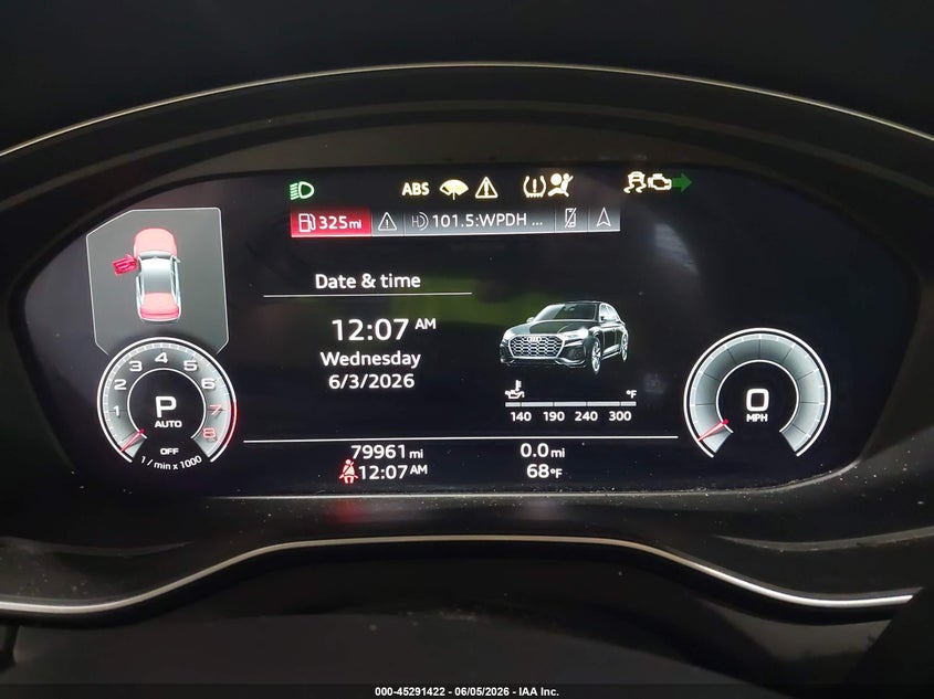 2021 Audi Q5 VIN WA1BAAFY3M2041039 IAAI salvage auction — FRONT END, Salvage Title, sold $9,300 on 2026-07-15 (photo 7)