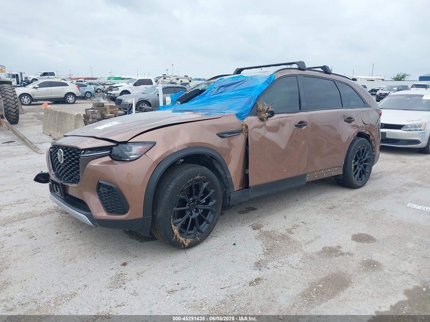 2026 Mazda Cx-70 VIN JM3KJEHD9T1202254 IAAI salvage auction — ROLLOVER, Salvage Title, sold $25 on 2026-07-29 (photo 2)