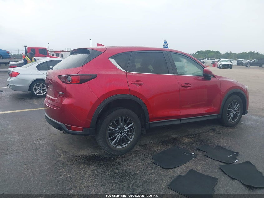 2020 Mazda Cx-5 VIN JM3KFACM8L0732805 IAAI salvage auction — LEFT FRONT, Salvage Title, sold $5,300 on 2026-07-12 (photo 4)