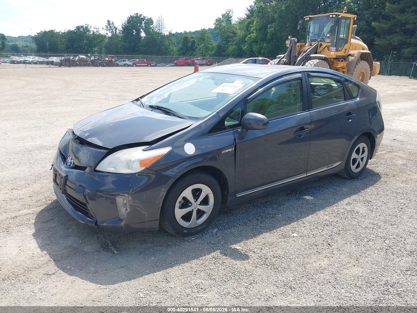 2012 Toyota Prius VIN JTDKN3DU7C5452382 IAAI salvage auction — FRONT END, Salvage Title, sold $1,450 on 2026-07-06 (photo 2)