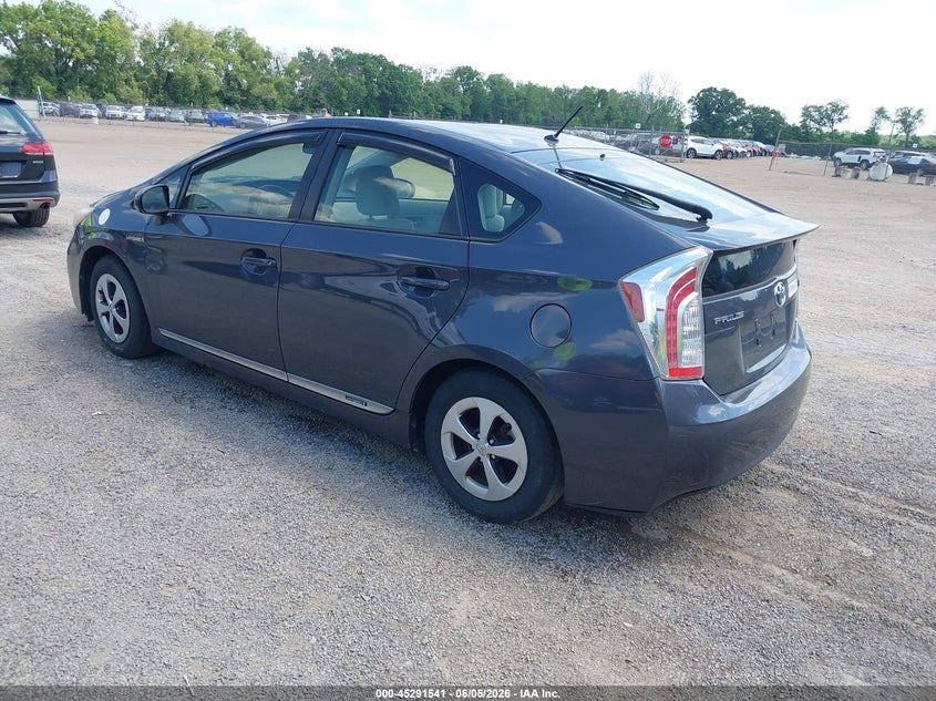 2012 Toyota Prius VIN JTDKN3DU7C5452382 IAAI salvage auction — FRONT END, Salvage Title, sold $1,450 on 2026-07-06 (photo 3)