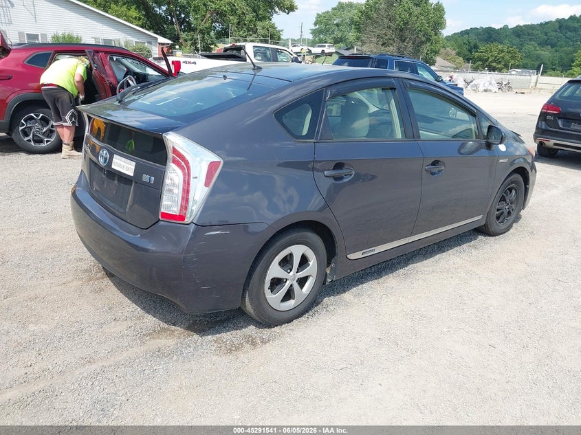 2012 Toyota Prius VIN JTDKN3DU7C5452382 IAAI salvage auction — FRONT END, Salvage Title, sold $1,450 on 2026-07-06 (photo 4)
