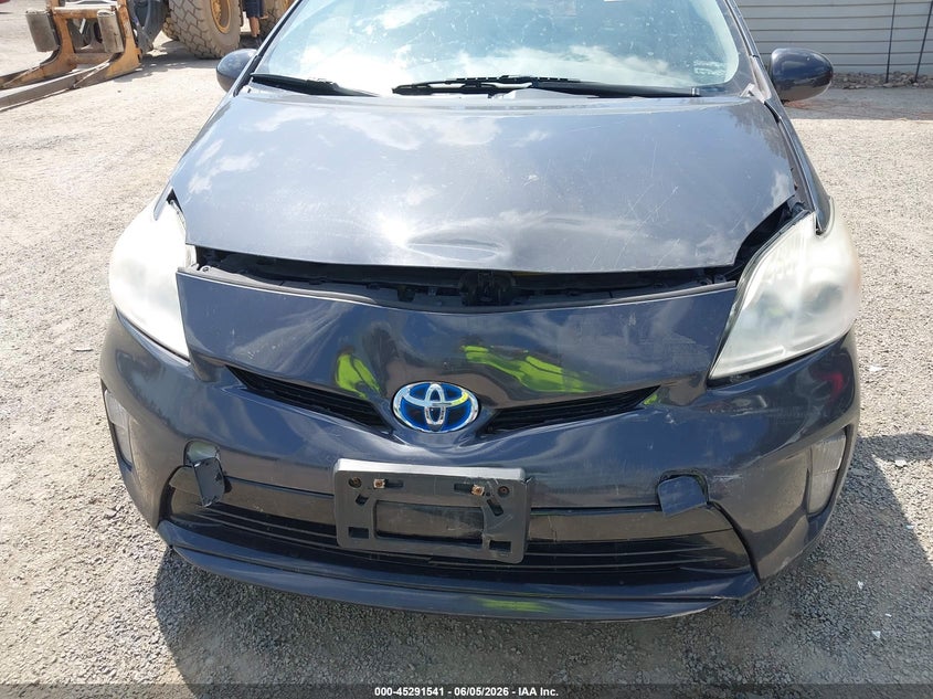 2012 Toyota Prius VIN JTDKN3DU7C5452382 IAAI salvage auction — FRONT END, Salvage Title, sold $1,450 on 2026-07-06 (photo 6)
