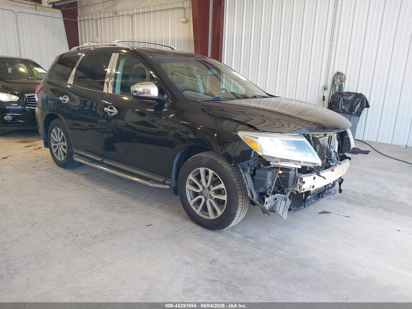 2016 Nissan Pathfinder VIN 5N1AR2MM6GC623968 IAAI salvage auction — FRONT END, Salvage Title, sold $925 on 2026-07-09 (photo 1)