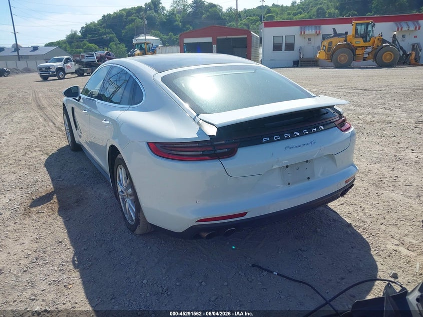 2018 Porsche Panamera VIN WP0AB2A75JL132662 IAAI salvage auction — FRONT END, Salvage Title, sold $15,100 on 2026-07-31 (photo 3)