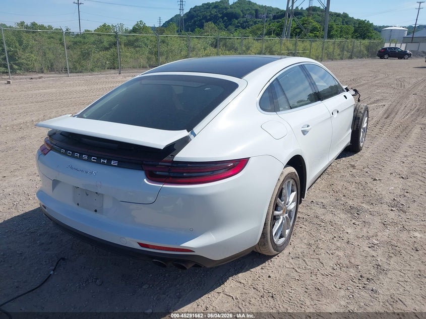 2018 Porsche Panamera VIN WP0AB2A75JL132662 IAAI salvage auction — FRONT END, Salvage Title, sold $15,100 on 2026-07-31 (photo 4)