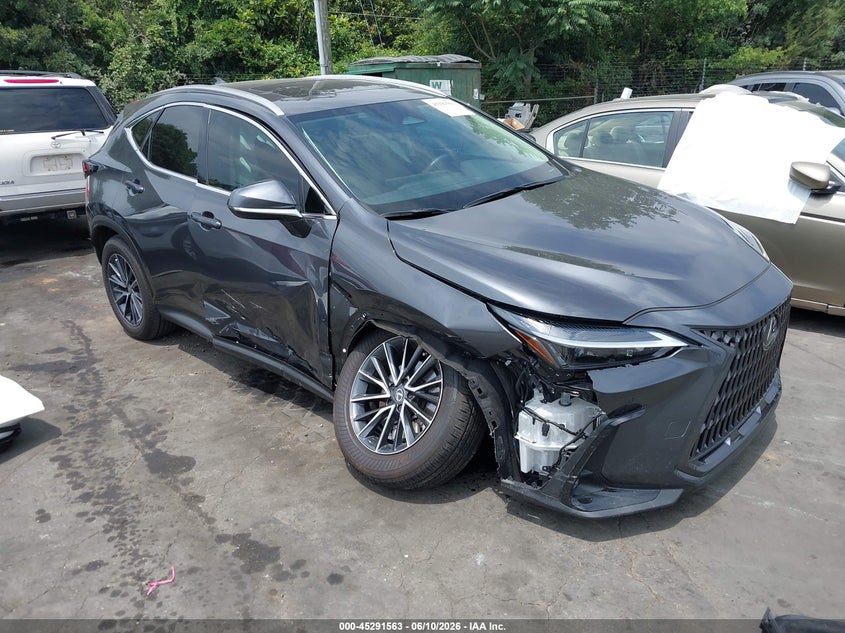 2025 Lexus Nx VIN 2T2GDCAZ9SC028580 IAAI salvage auction — RIGHT SIDE, Salvage (Idaho), sold $14,800 on 2026-07-09 (photo 1)