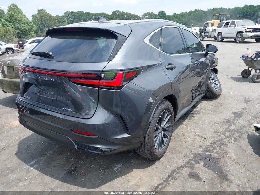 2025 Lexus Nx VIN 2T2GDCAZ9SC028580 IAAI salvage auction — RIGHT SIDE, Salvage (Idaho), sold $14,800 on 2026-07-09 (photo 4)